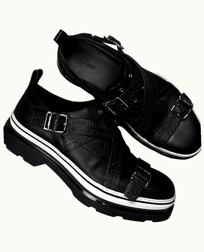 Dior Homme Dior Homme Belted Contrast Double Sole Derbies A/W 2017