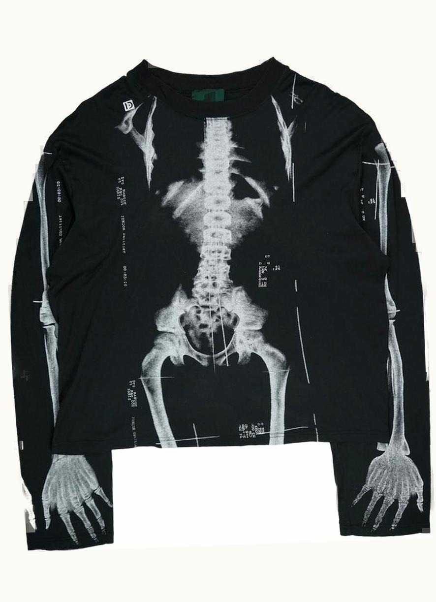Jean Paul Gaultier Jean Paul Gaultier X-Ray Long Sleeve T-Shirt S/S 1990
