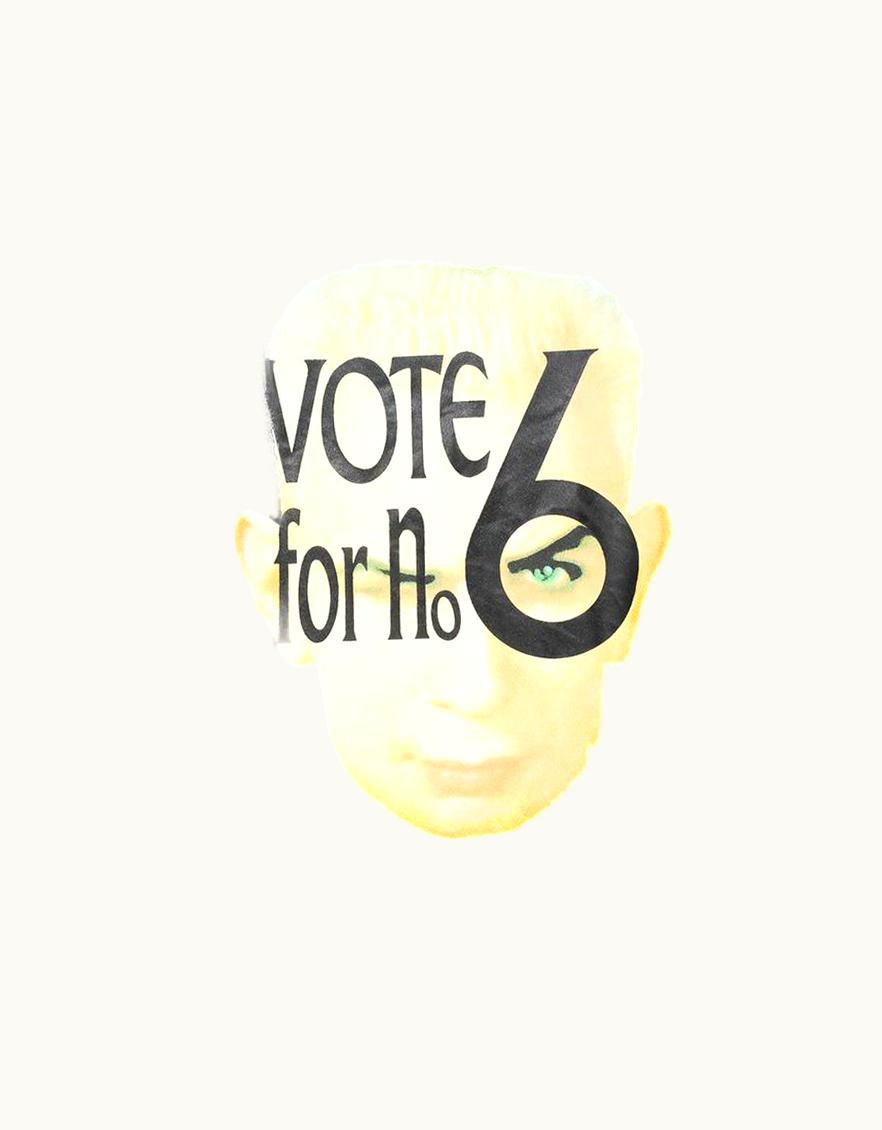 Jean Paul Gaultier Jean Paul Gaultier 'vote For No. 6' Crewneck Sweatshirt A/W 1991