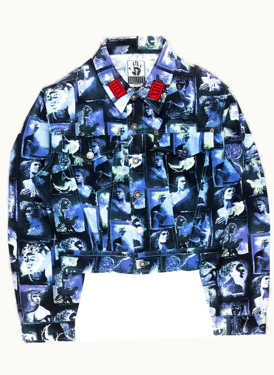Jean Paul Gaultier Jean Paul Gaultier Roman Portrait Trucker Jacket A/W 1992