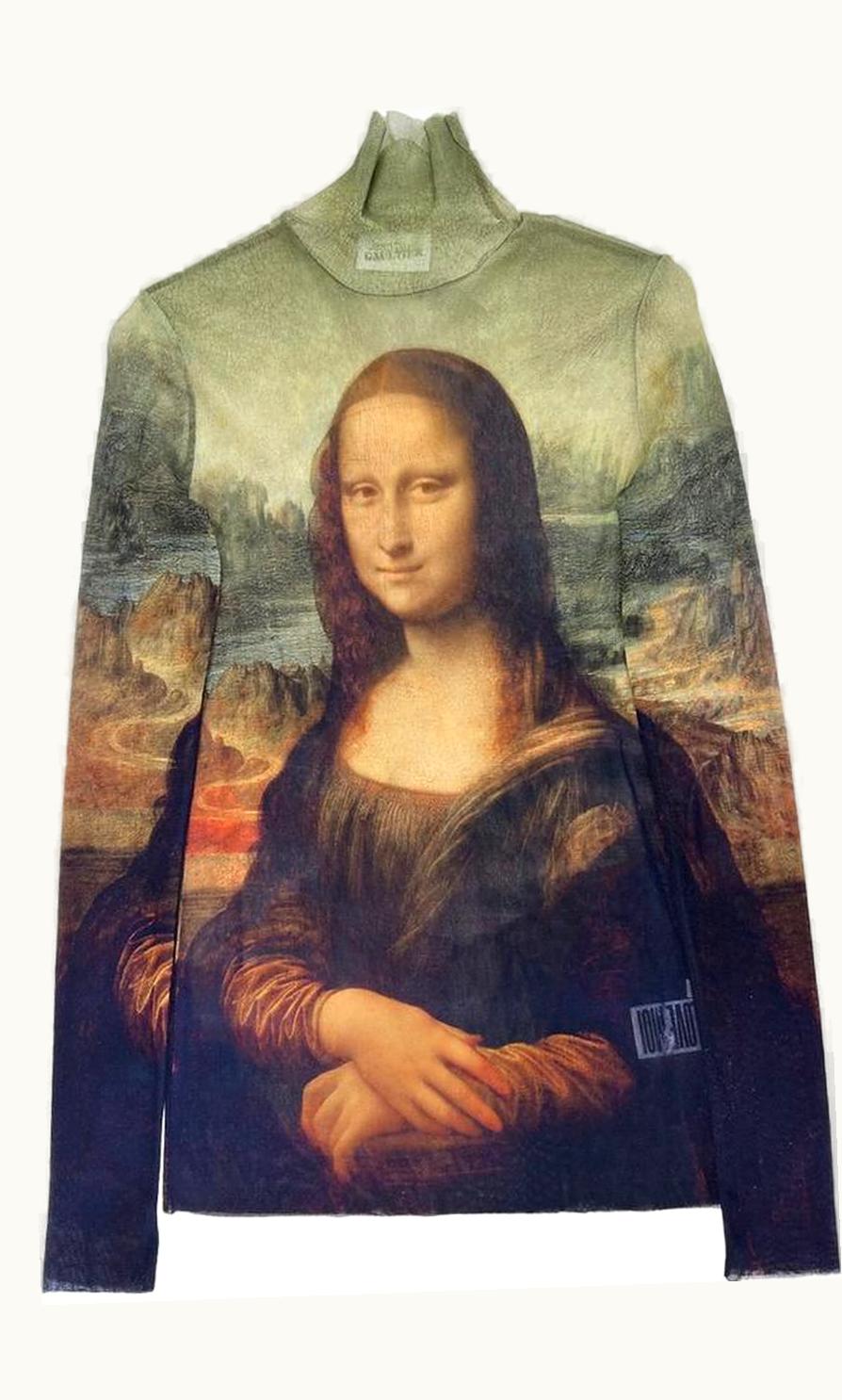 Jean Paul Gaultier Jean Paul Gaultier Mona Lisa Turtleneck Mesh S/S 1995