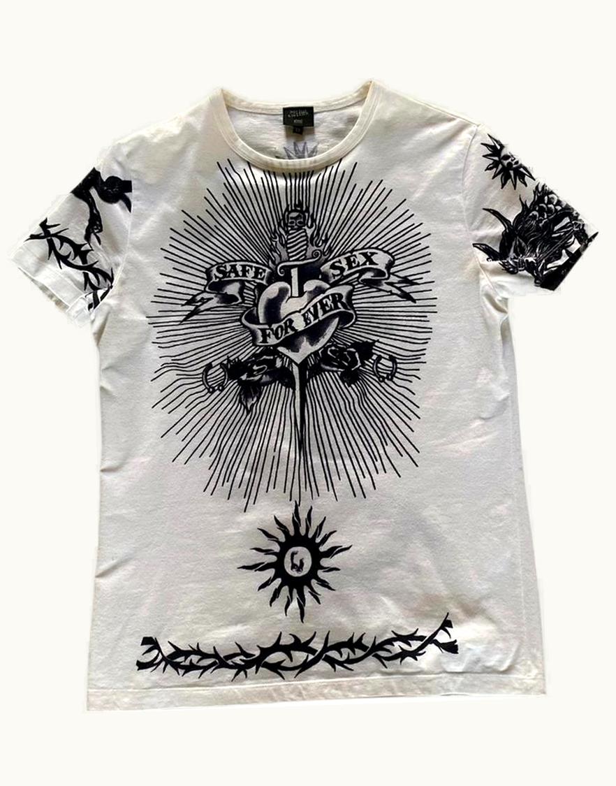 Jean Paul Gaultier Jean Paul Gaultier “safe Sex Forever” T-Shirt S/S 1996