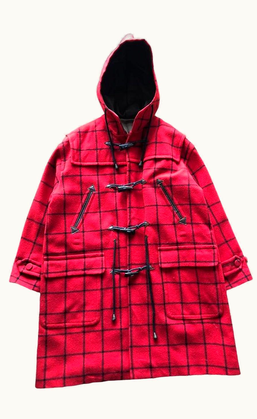 Jean Paul Gaultier Jean Paul Gaultier Tartan Wool Duffle Coat A/W 1997