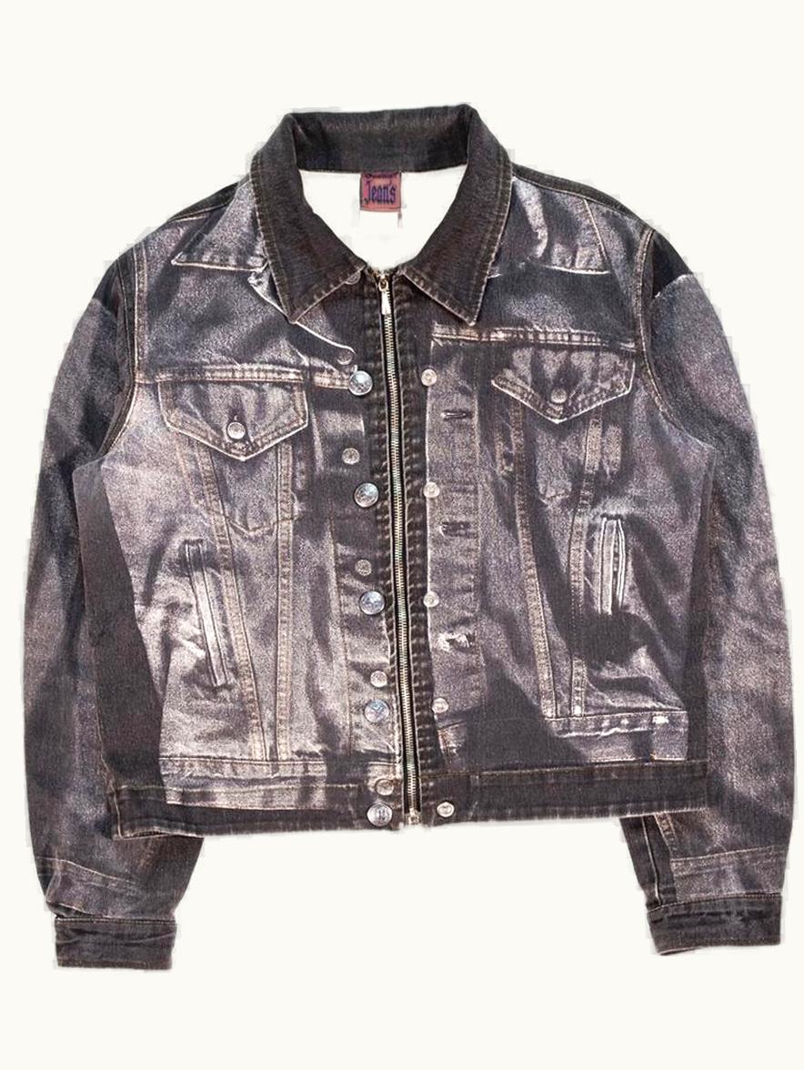 Jean Paul Gaultier Jean Paul Gaultier Trompe L'oeil Denim Jacket A/W 1998