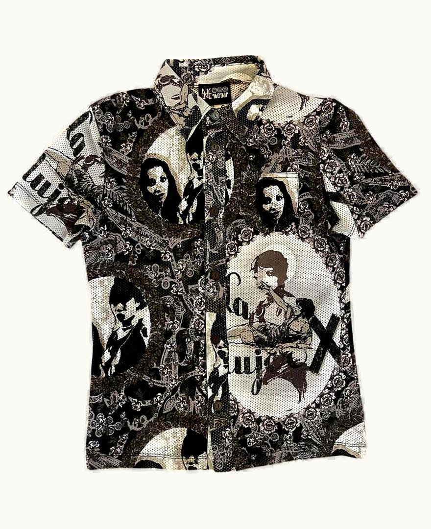 Jean Paul Gaultier Jean Paul Gaultier Frida Kahlo Mesh Shirt S/S 1998