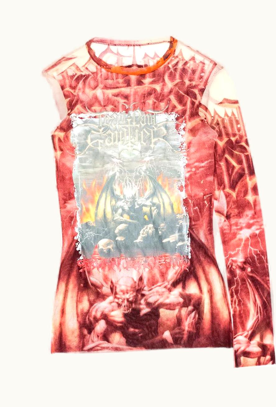 Jean Paul Gaultier Jean Paul Gaultier Satan Long Sleeve Top S/S 2001 UZ1090404