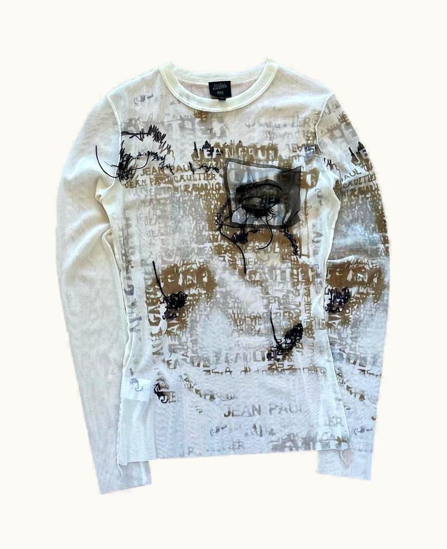 Jean Paul Gaultier Jean Paul Gaultier Madonna Mesh Long Sleeve S/S 2002