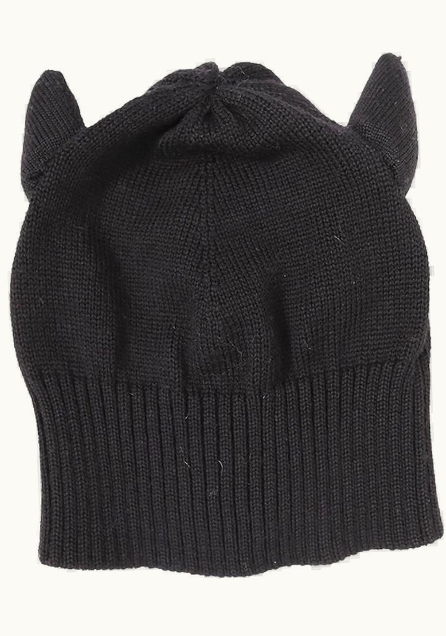 Jean Paul Gaultier Black Devils Horn Beanie A/W 2003