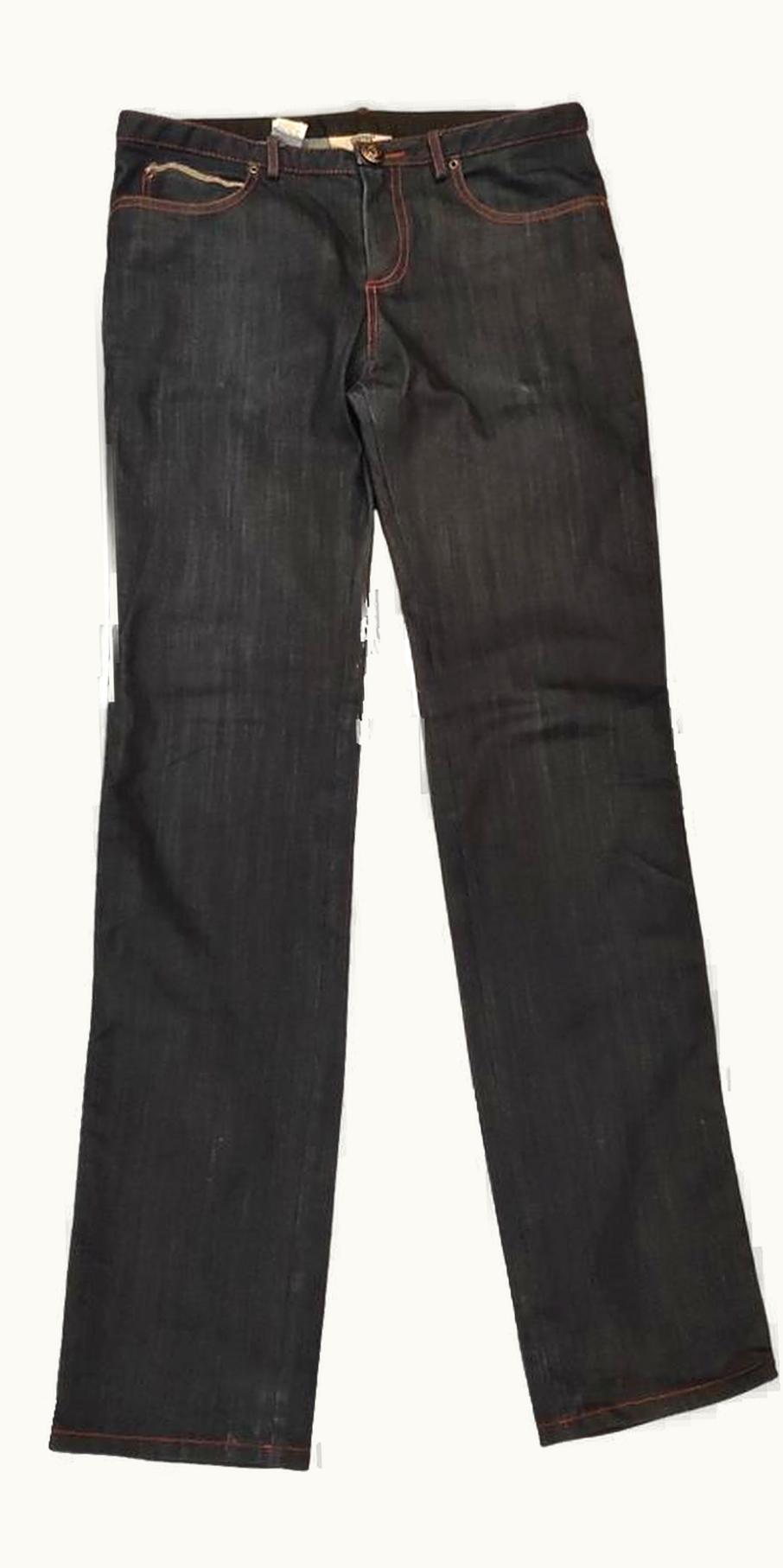 Jean Paul Gaultier Red Stitch Indigo Jeans S/S 2008