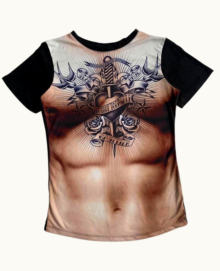 Jean Paul Gaultier Fashion Freak Show Tattoo T-Shirt S/S 2019