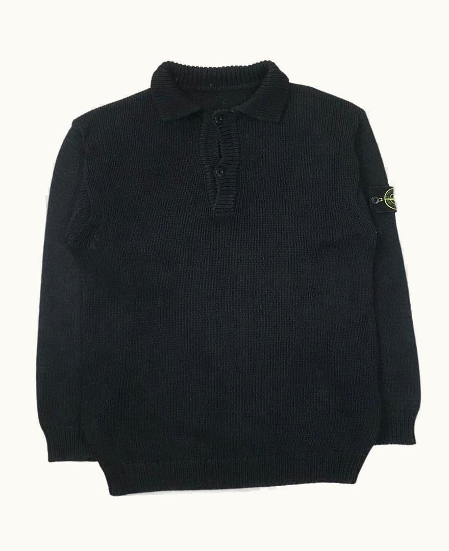 Stone Island Stone Island 1 / 4 Button Up Sweatshirt A/W 1992