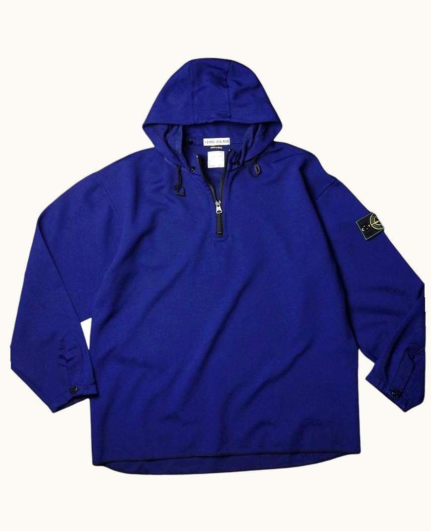 Stone Island Stone Island 1 / 4 Sweatshirt With Concealable Hood S/S 1996