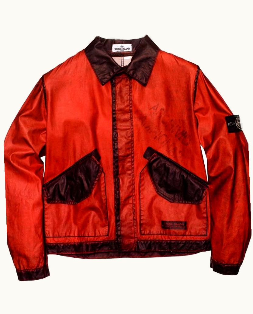 Stone Island Stone Island Raso Gommato Garment Dyed Jacket S/S 1998