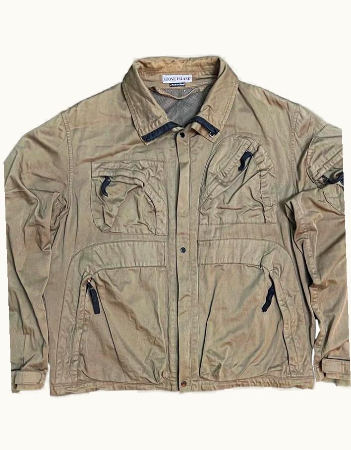 Stone Island Stone Island Multi Pocket Raso Gommato Jacket S/S 1998