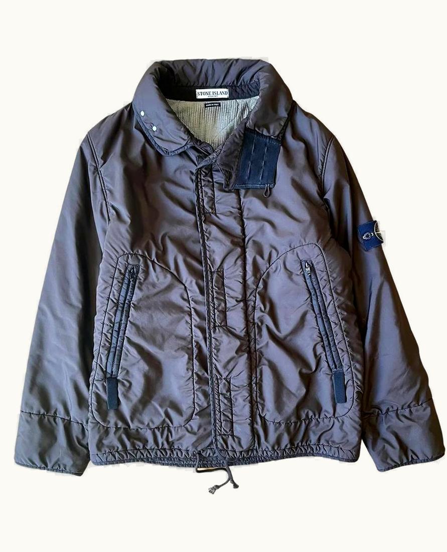 Stone Island Stone Island Chocolate Brown Nylon Works-Man Jacket A/W 2003
