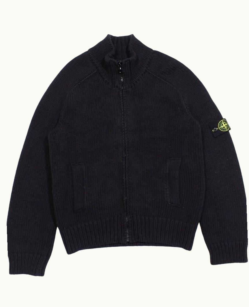 Stone Island Stone Island Heavy Presidential Knit Zip Up A/W 2004
