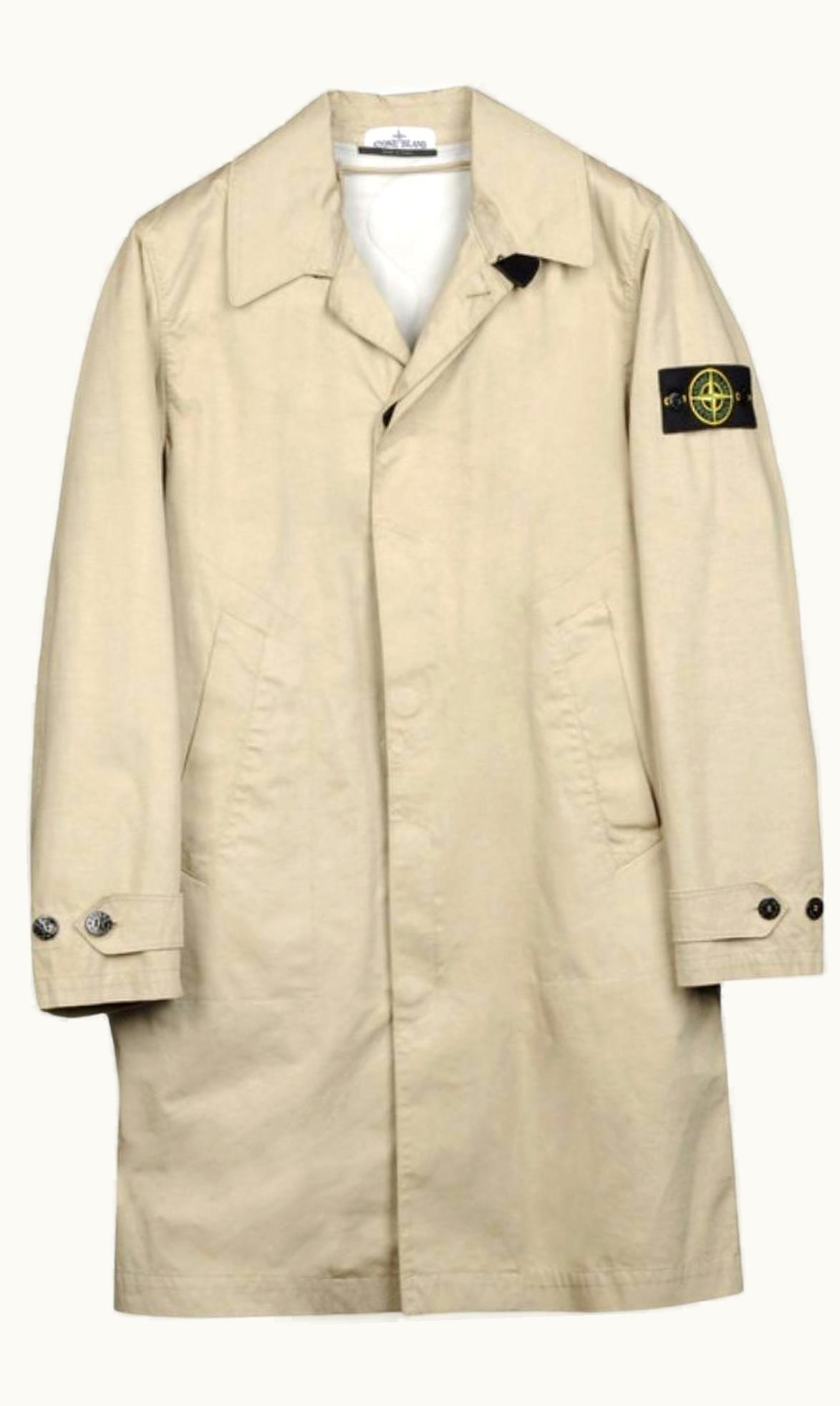 Stone Island Stone Island Raso Gommato Vinyl Cover Raincoat S/S 2005