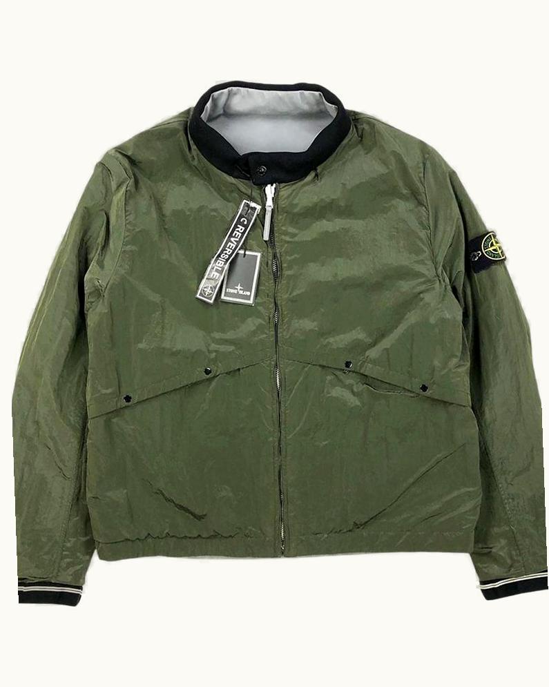 Stone Island Stone Island Reversible Nylon Metal / Lightweight Leather Jacket S/S 2009