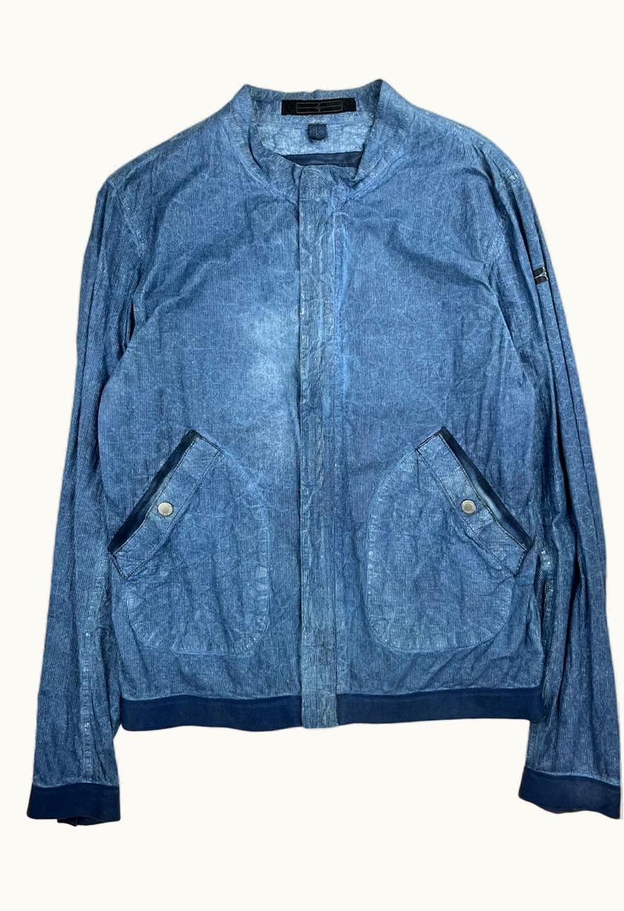 Stone Island Stone Island Denim Tyvek Lightweight Biker Jacket S/S 2009