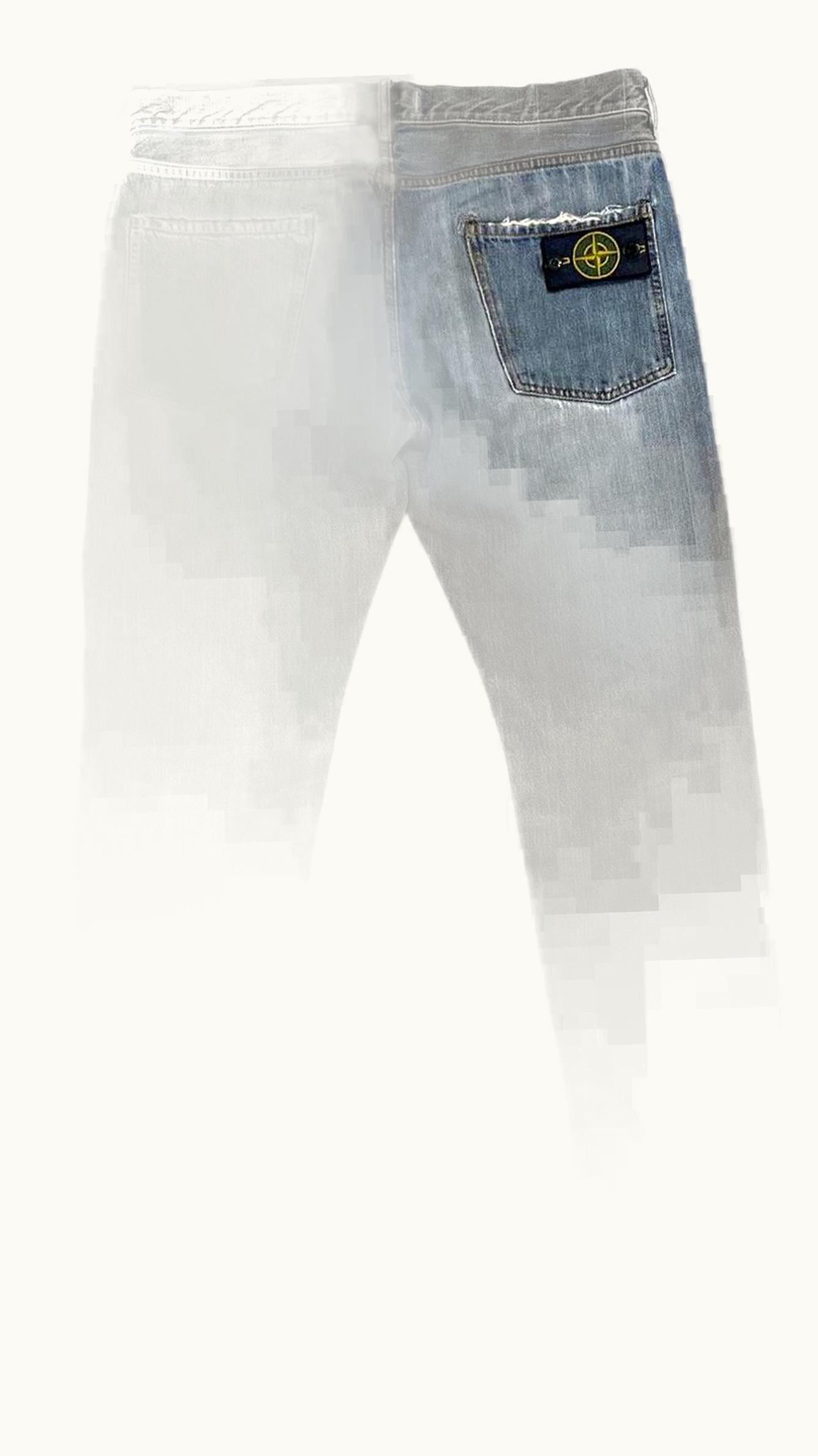 Stone Island Stone Island Raw Hem Jeans S/S 2012