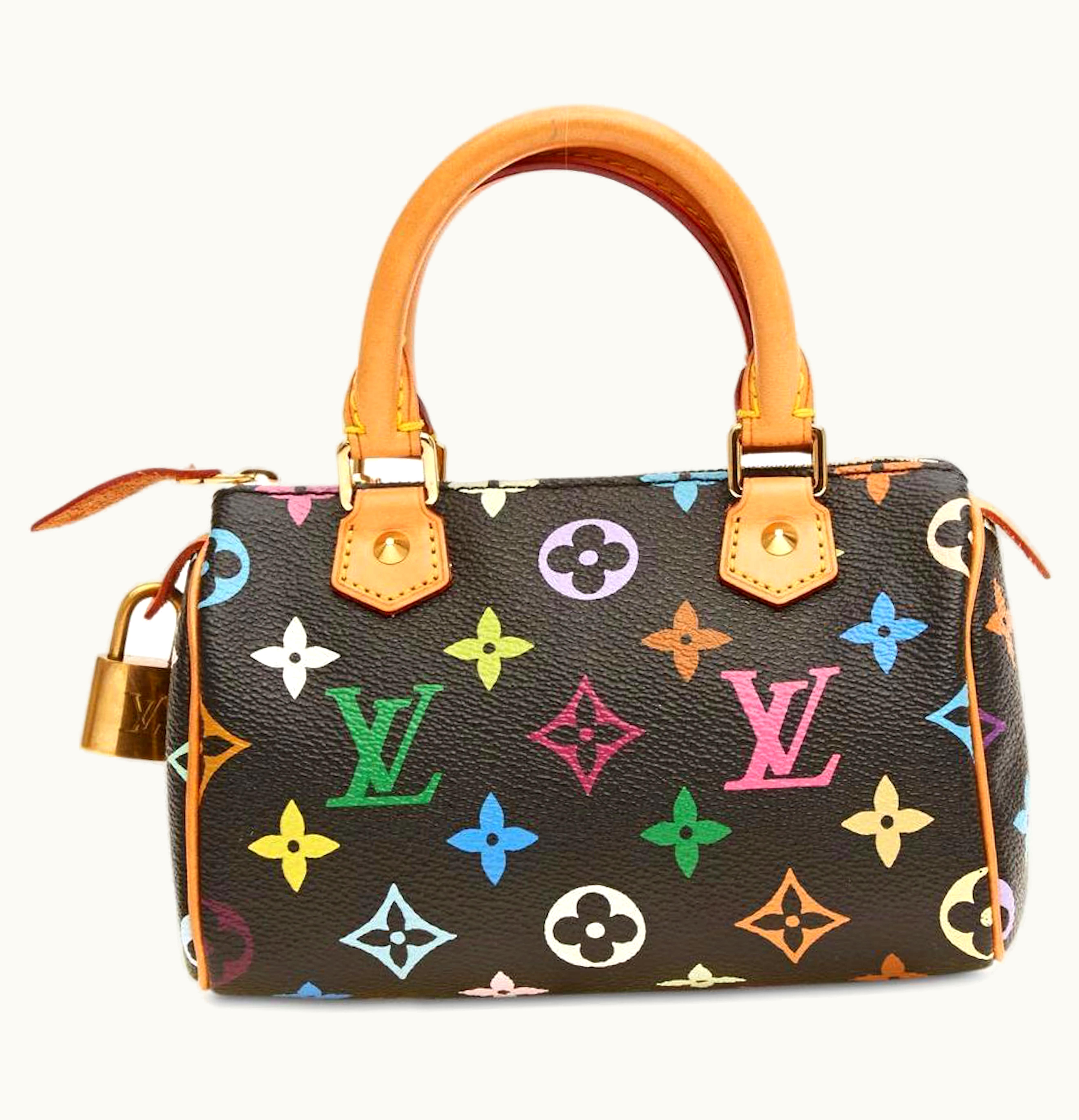 Louis Vuitton Louis Vuitton x Takashi Murakami Speedy HL Monogram Mini Black Multicolor