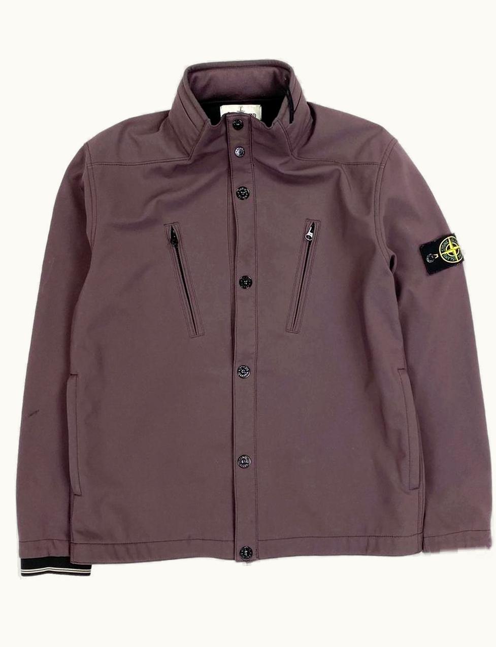 Stone Island Stone Island Plum Fleece Lined Soft Shell A/W 2015