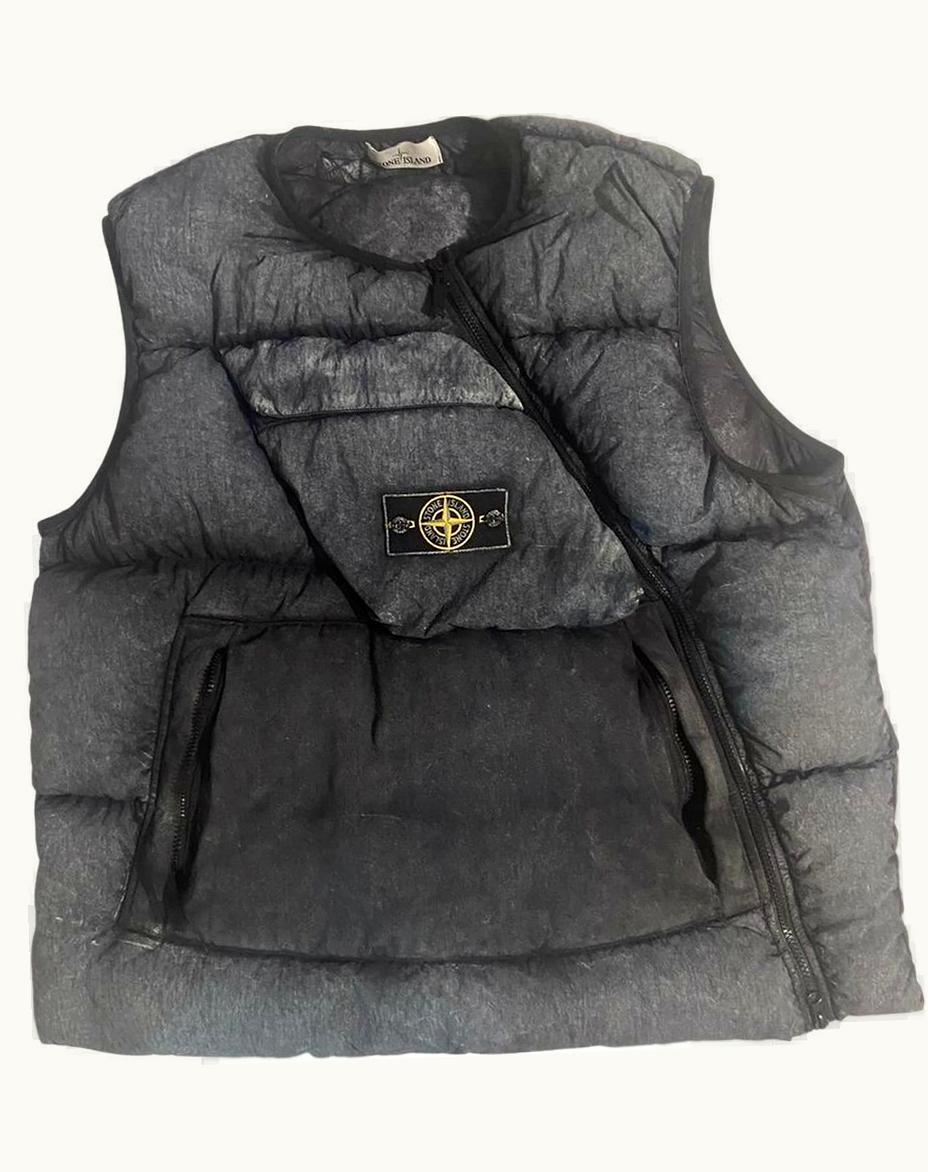 Stone Island Stone Island “frost” Corrosion Puffer Vest A/W 2017