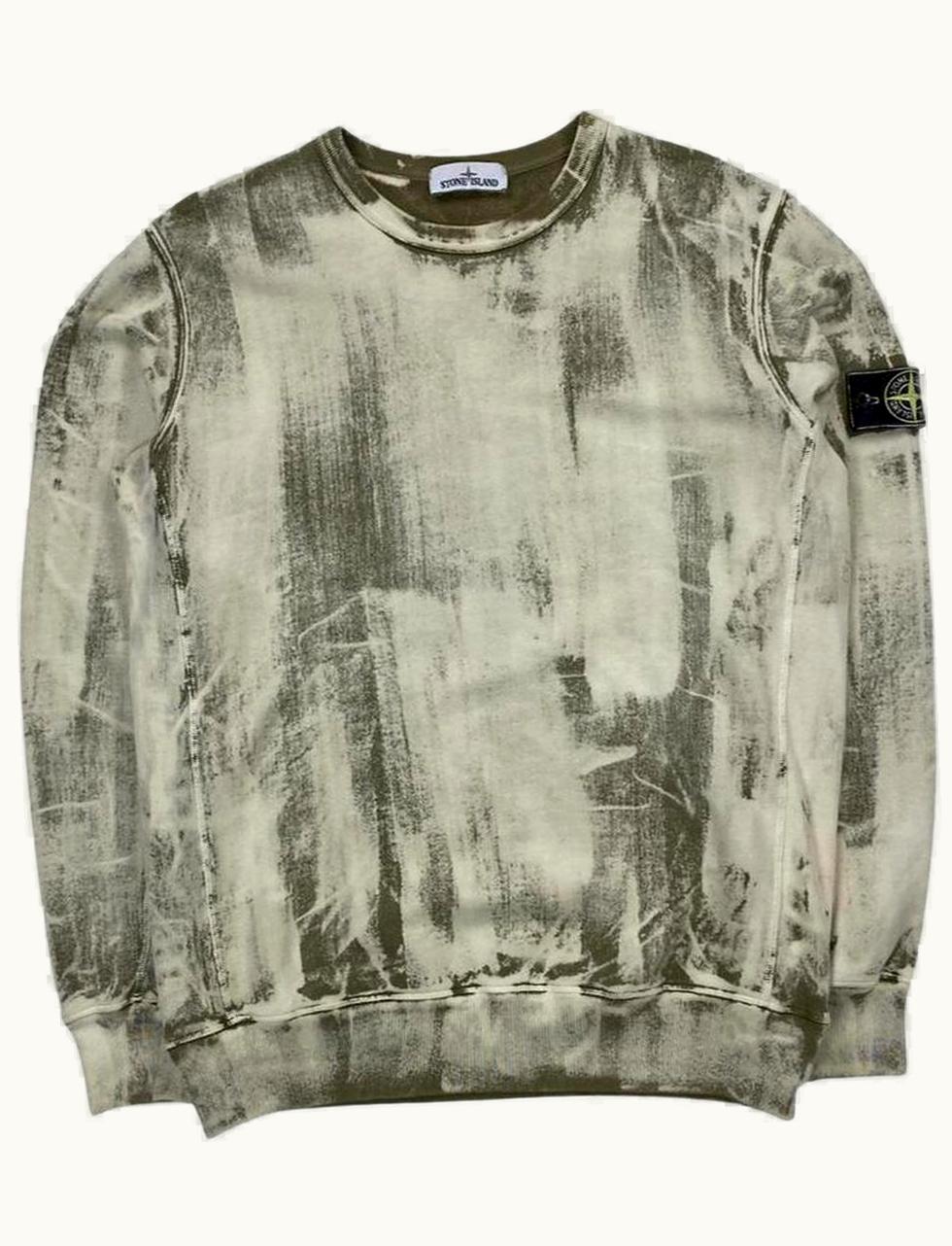 Stone Island Stone Island Hand Corrosion Crewneck Sweatshirt S/S 2017