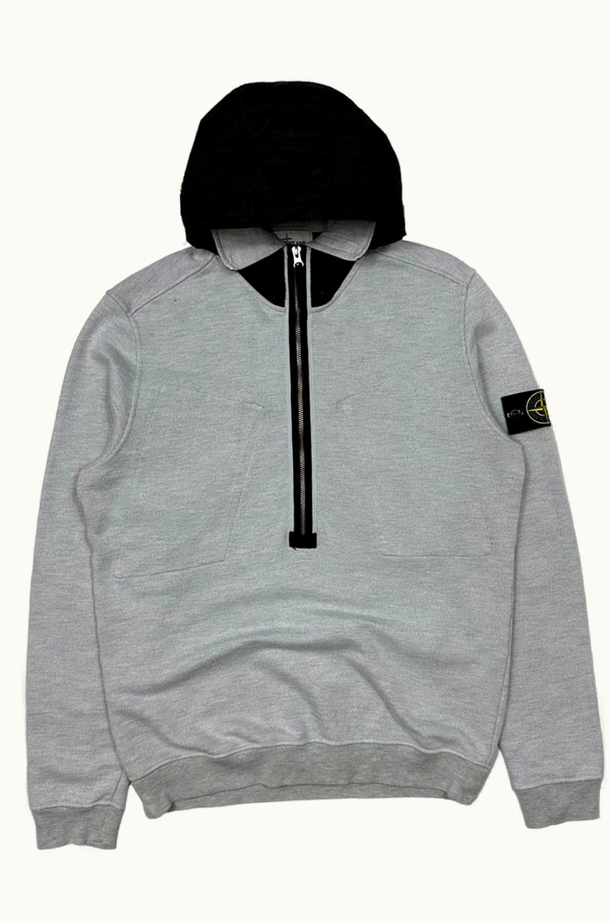 Stone Island Stone Island Nylon Hooded Hidden Pocket Sweatshirt A/W 2018