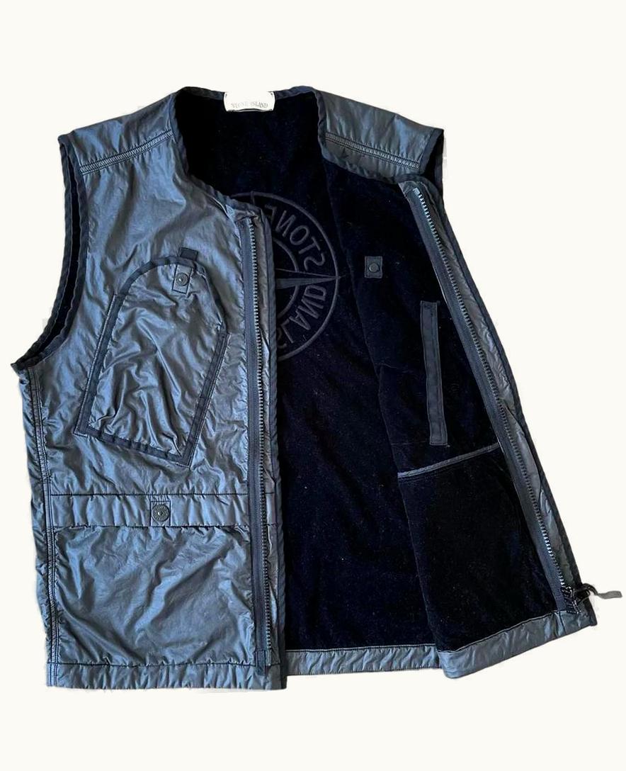 Stone Island Stone Island Lamy Flock Utility Vest A/W 2019