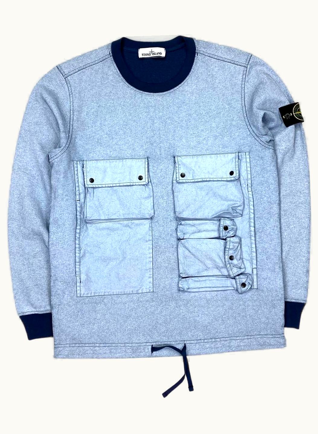 Stone Island Stone Island Tela Placcata Crewneck A/W 2019