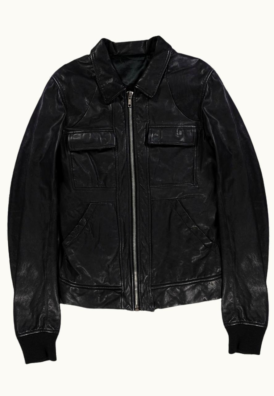 Rick Owens Rick Owens “stag” Leather Jacket S/S 2008