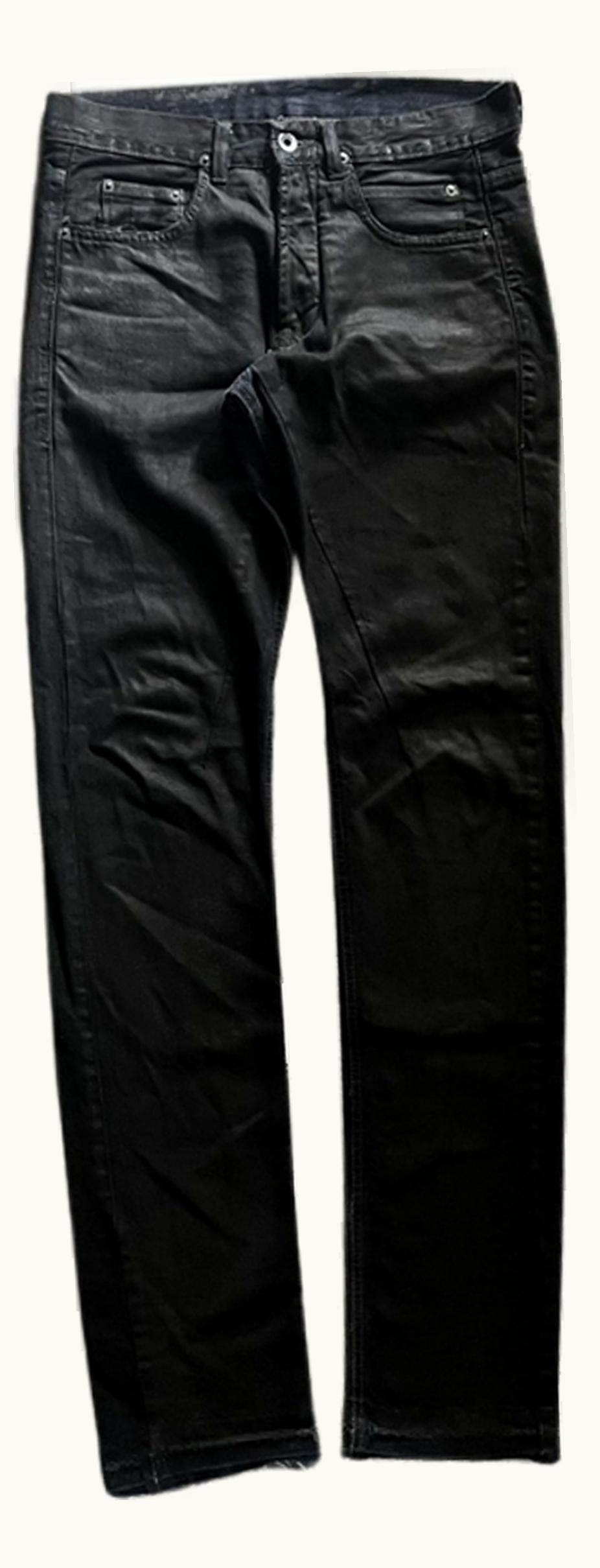 Rick Owens Rick Owens “strutter” Detroit Cut Waxed Jeans S/S 2009