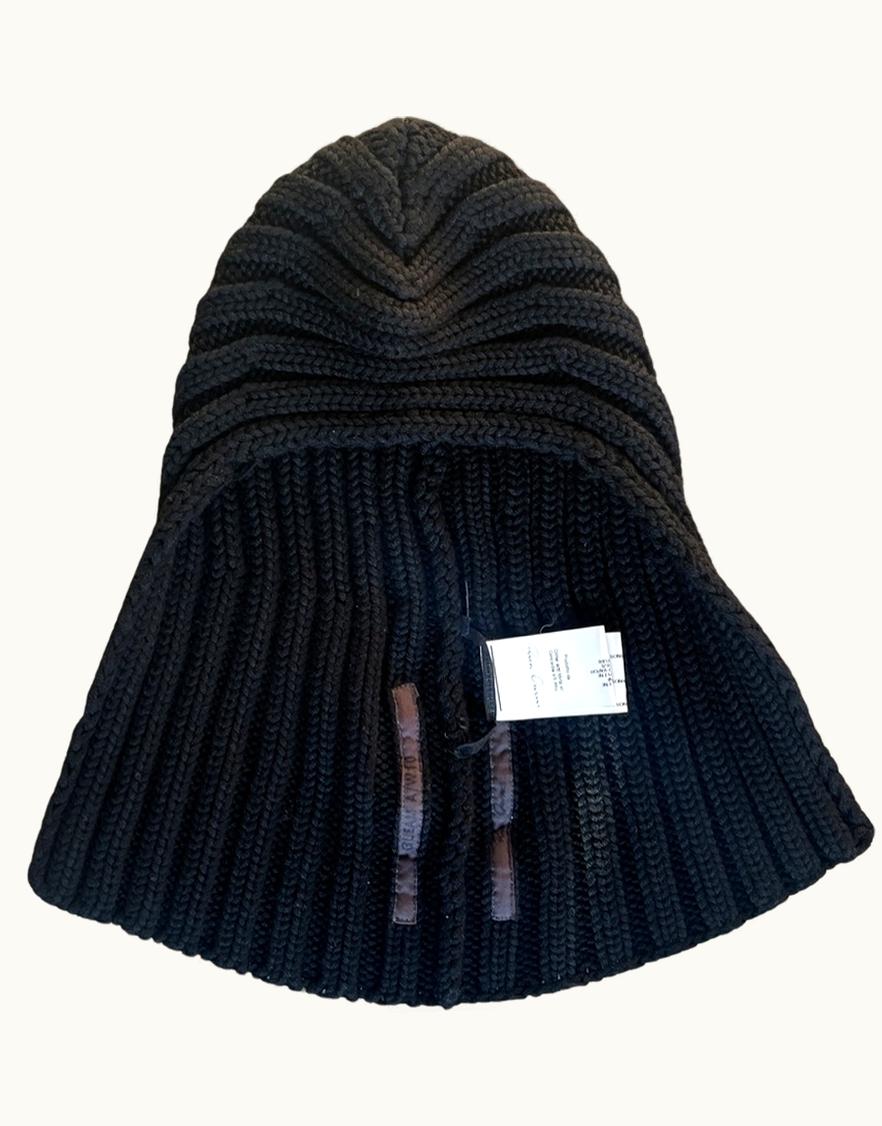 Rick Owens Rick Owens “gleam” Merino Ribbed Knit Hat A/W 2010