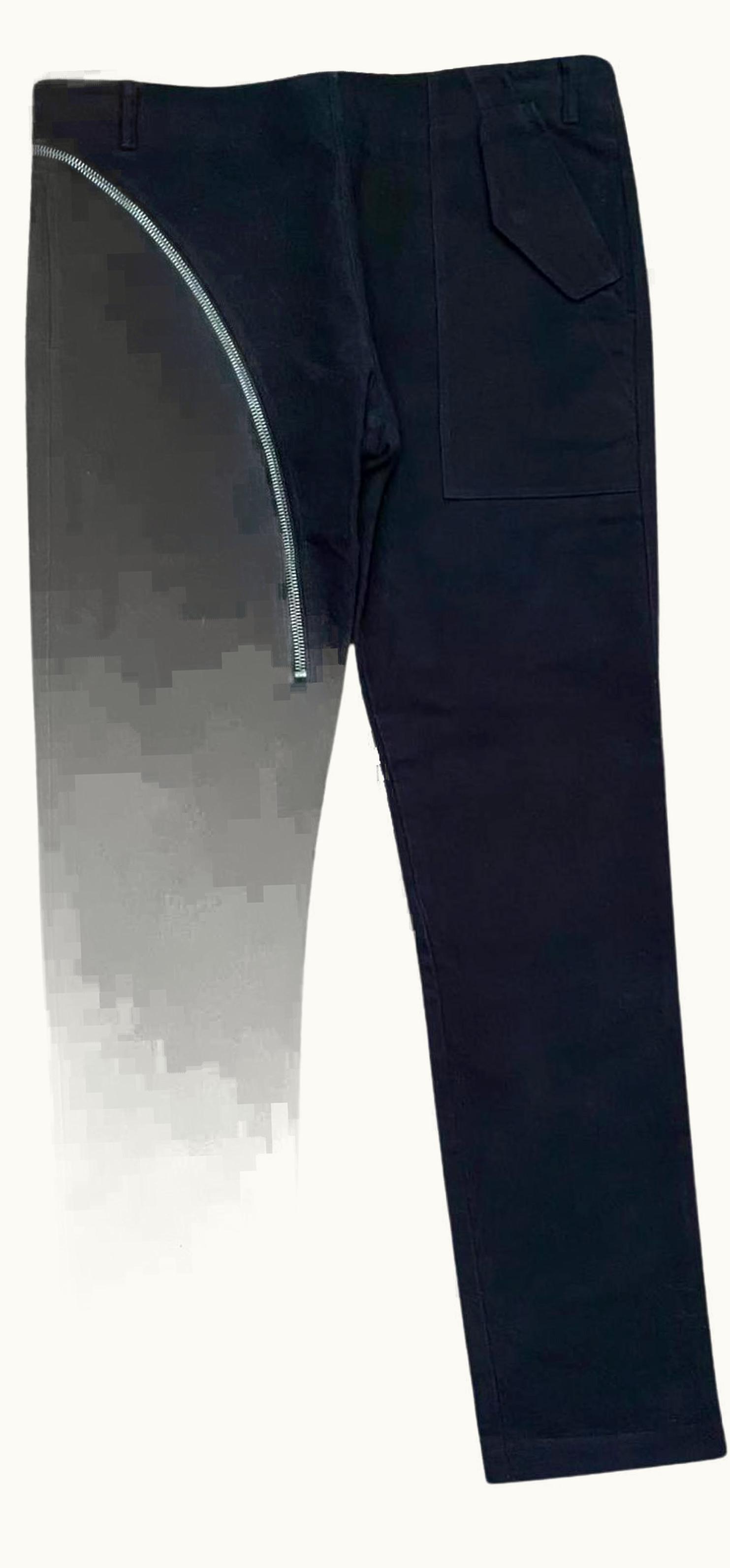 Rick Owens Rick Owens “plinth” Moleskin Aircuts Trousers A/W 2013