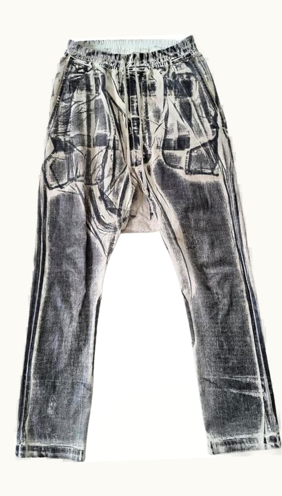 Rick Owens DRKSHDW Rick Owens Drkshdw Gravel Drawstring Trousers A/W 2014