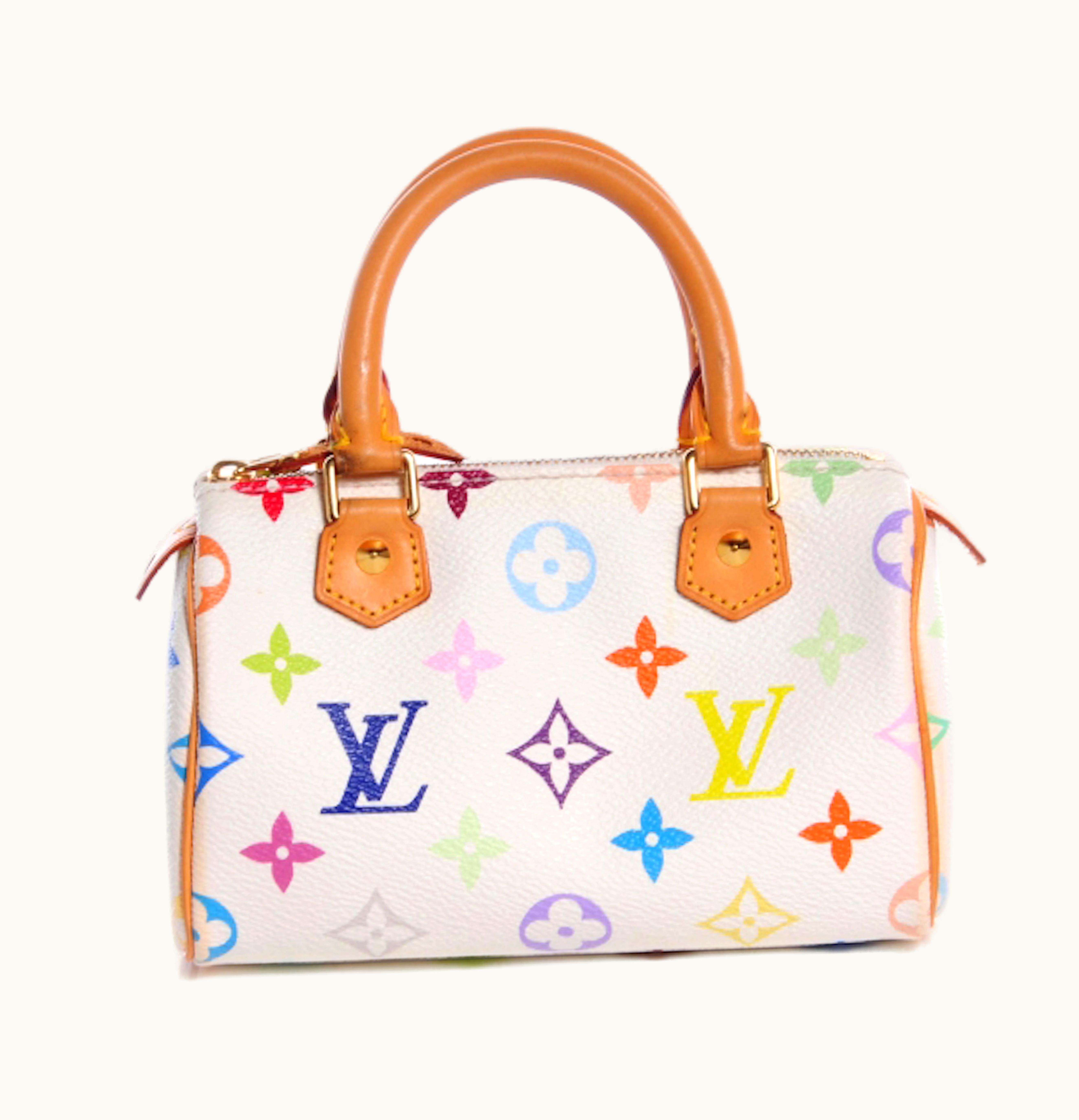 Louis Vuitton Louis Vuitton x Takashi Murakami Speedy HL Monogram Without Accessories Mini White Multicolor