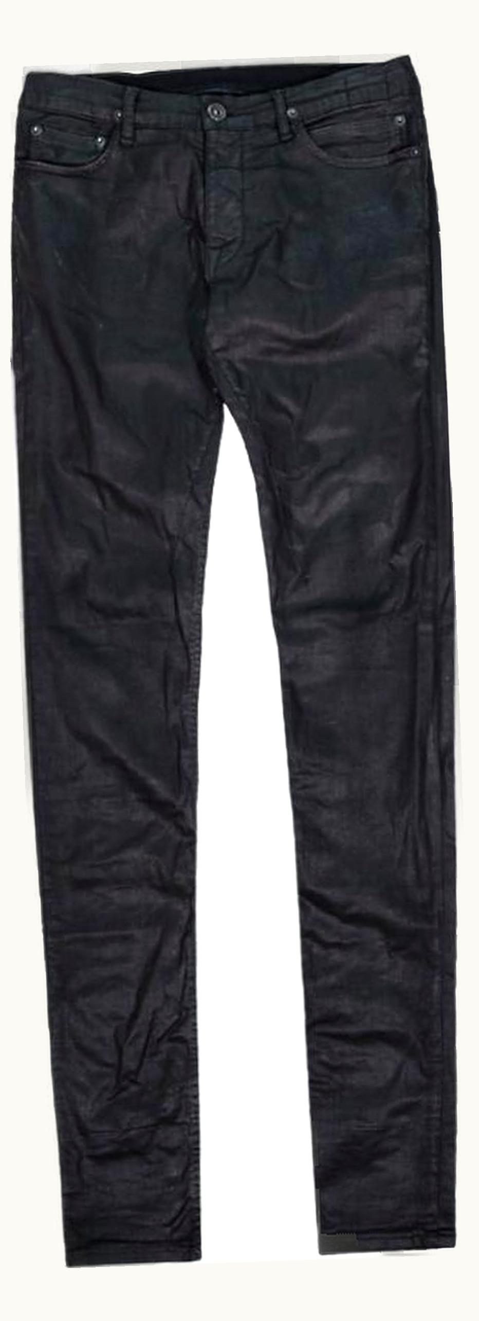 Rick Owens DRKSHDW Rick Owens Drkshdw Detroit Cut Waxed Skinny Jeans S/S 2016