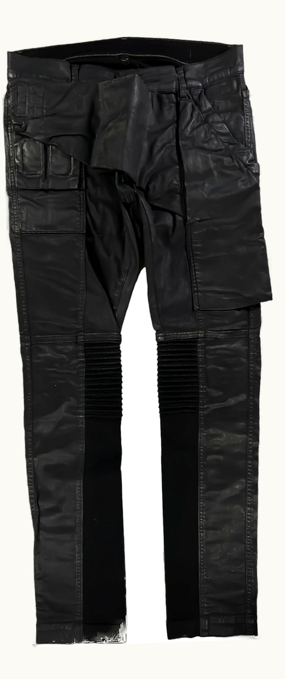 Rick Owens DRKSHDW Rick Owens Drkshdw Memphis Waxed Cargo Pants S/S 2016