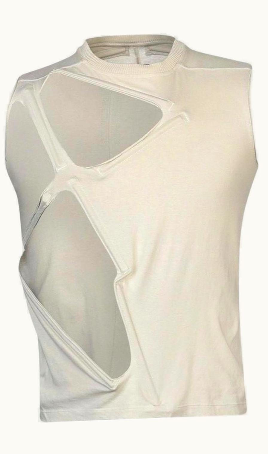 Rick Owens Rick Owens “babel” Deformed Oyster Rod Cut Out Vest S/S 2019