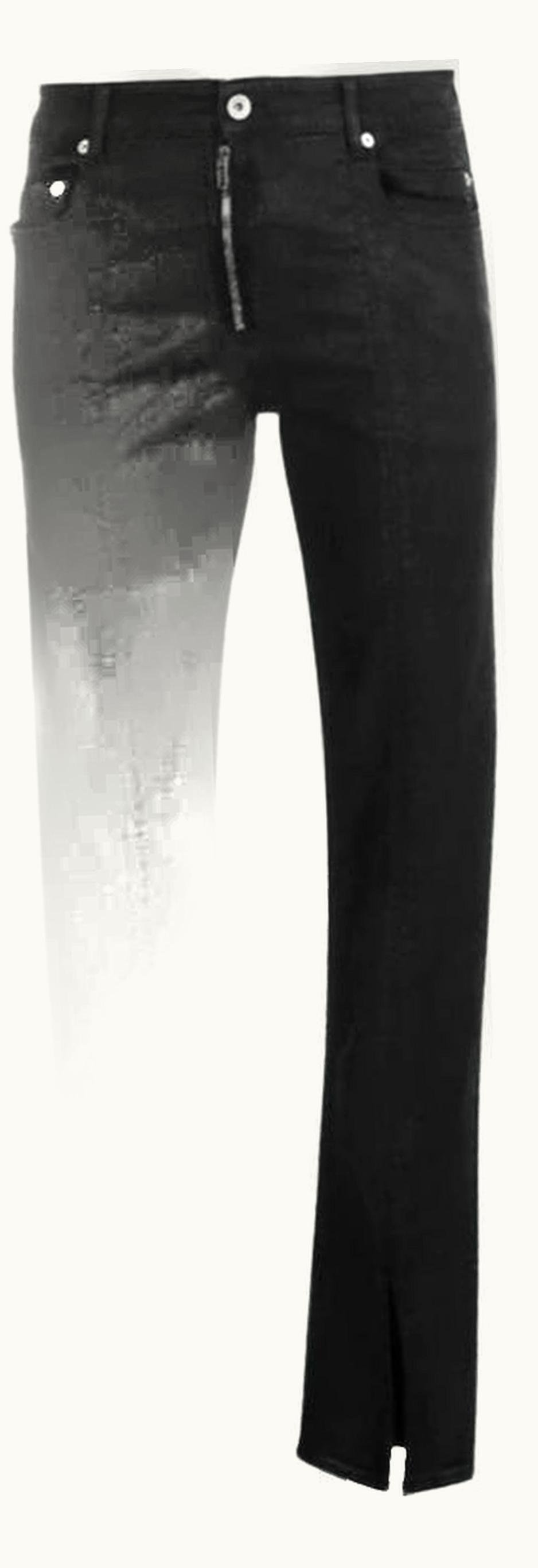 Rick Owens DRKSHDW Rick Owens Drkshdw Tyrone Slit Cut Wax Jeans A/W 2020