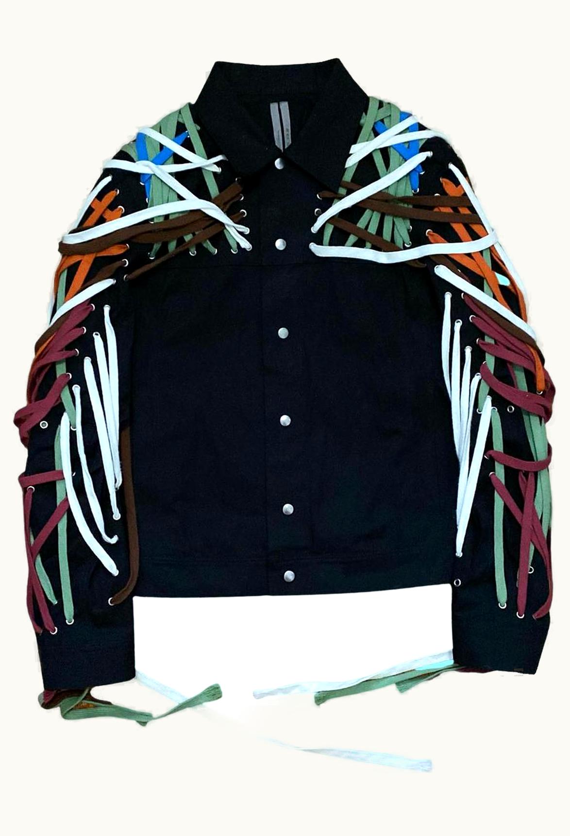 Rick Owens Rick Owens “tecuatl” Multi-Colored Mega Lace Worker Jacket S/S 2020