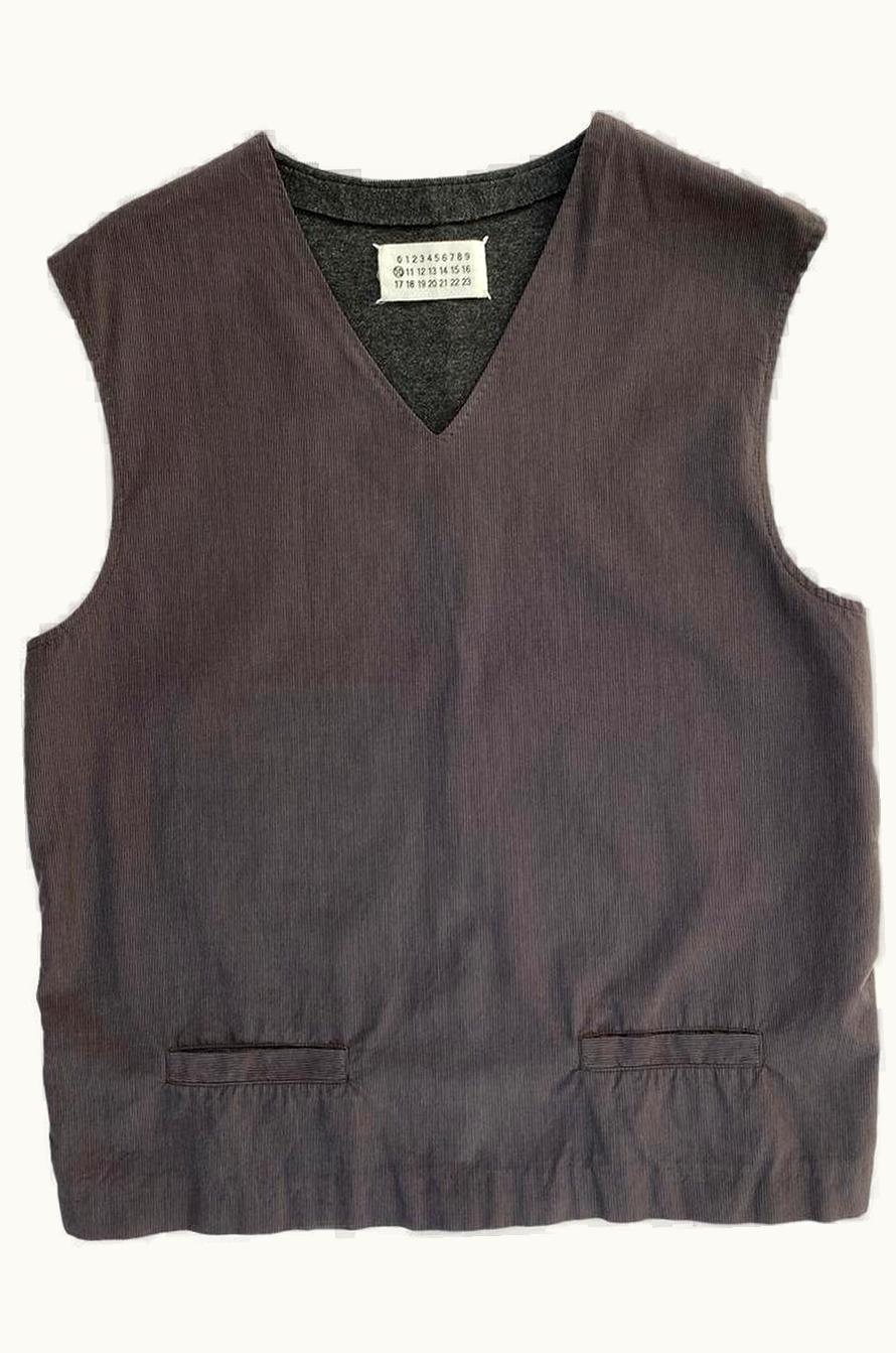 Maison Margiela Maison Margiela Cotton And Jersey Vest With Two Front Pockets S/S 2001