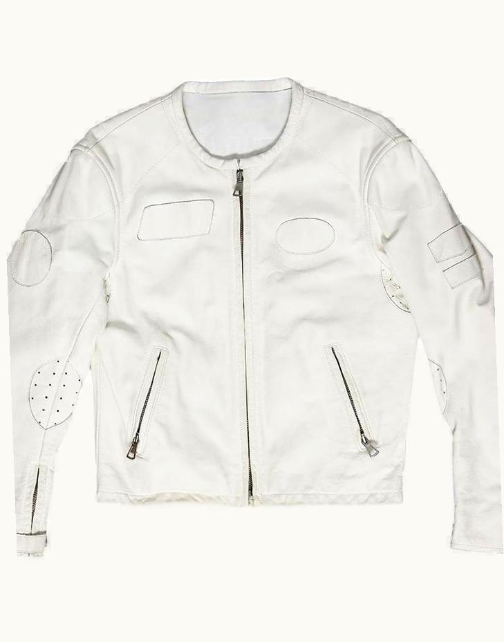 Maison Margiela Maison Margiela White Patches Café Racer Jacket S/S 2002