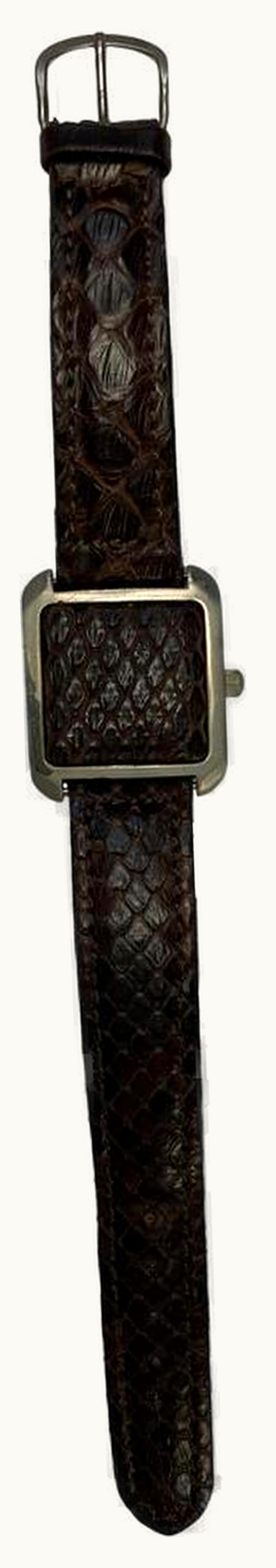 Maison Margiela Maison Margiela Snakeskin Leather Faceless ‘watch’ Bracelet A/W 2006