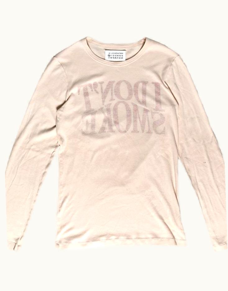 Maison Margiela Maison Margiela “i Don’t Smoke” Reversible Long Sleeve A/W 2006