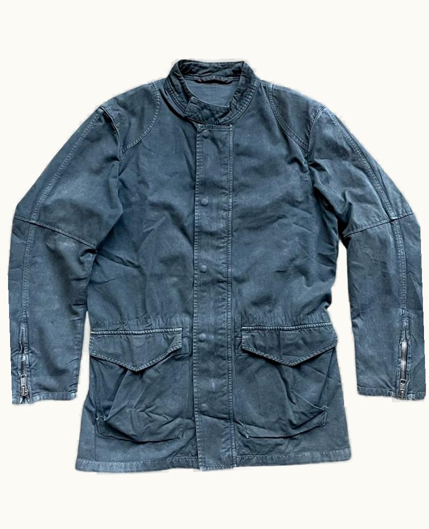 Maison Margiela Maison Margiela Oiled Canvas Cafe Moto Jacket S/S 2006