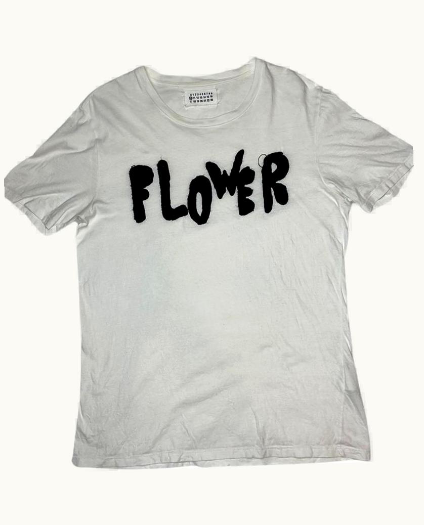 Maison Margiela Maison Margiela Flower Embroidered T-Shirt S/S 2007