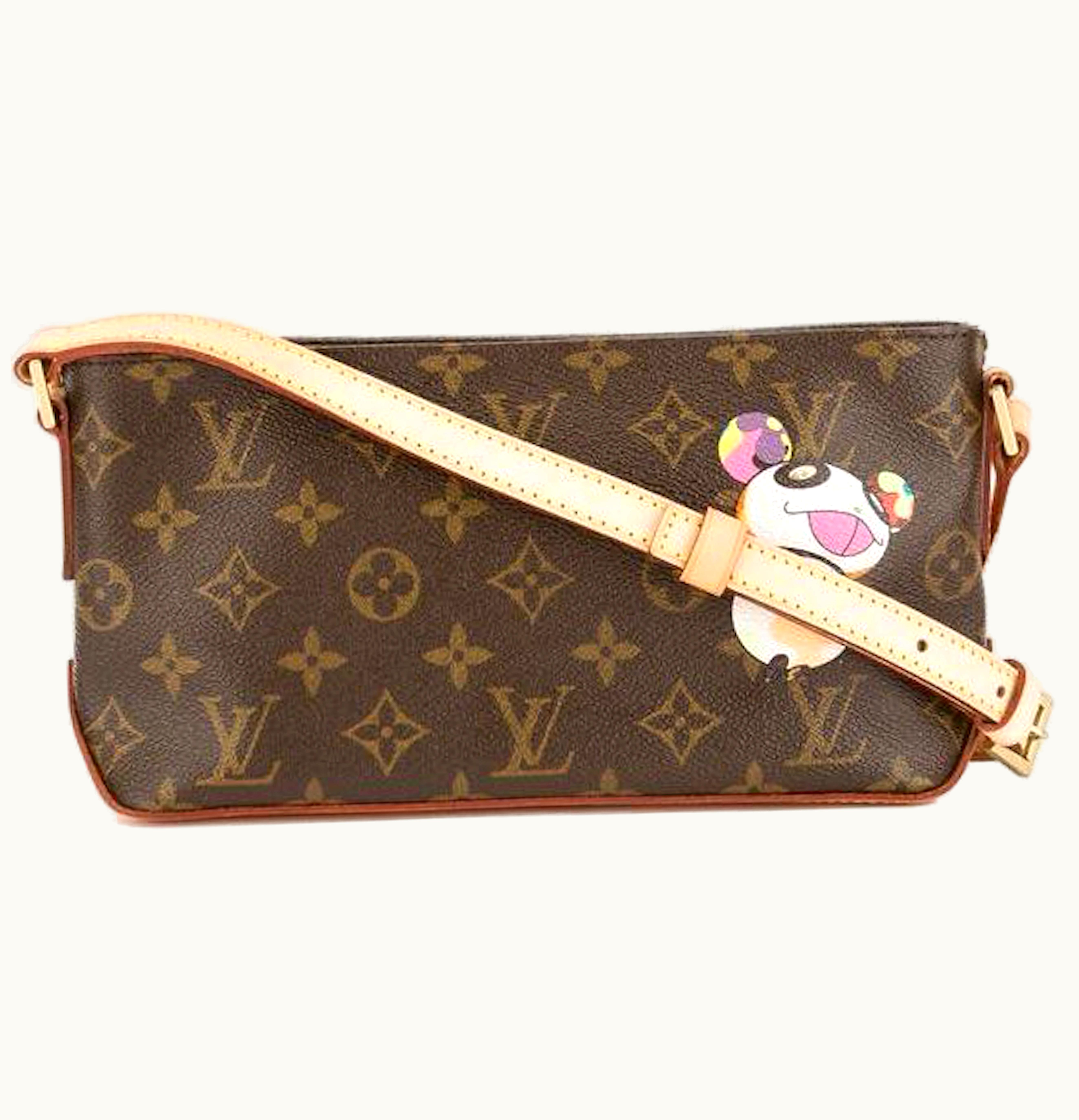 Louis Vuitton Louis Vuitton Trotteur Monogram Panda Brown