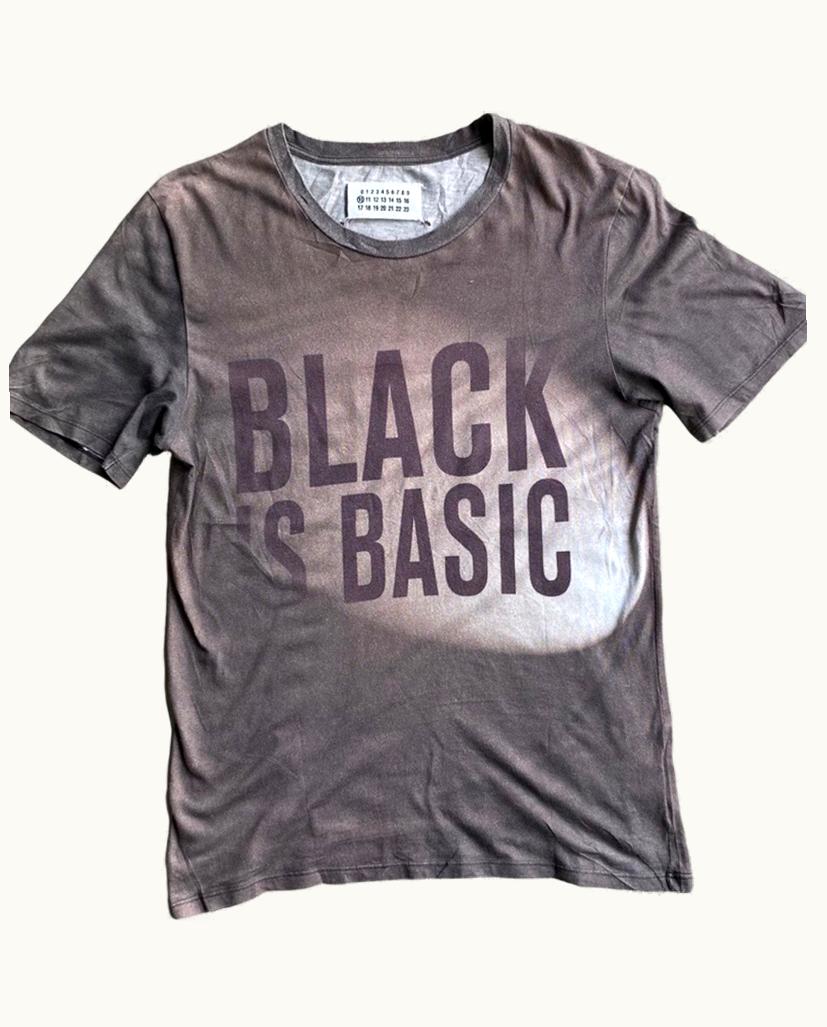 Maison Margiela Maison Margiela 'black Is Classic' T-Shirt S/S 2008
